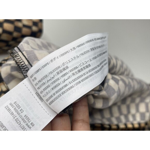 Abercrombie Fitch Satin Shirt Dress Womens Size Small Front Button Long Sleeve - Picture 5 of 7